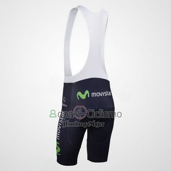 Movistar Ropa Ciclismo Culotte Corto 2013 Mangas Cortas Negro
